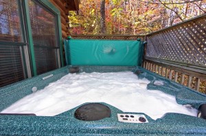 Extremely foamy hot tub water