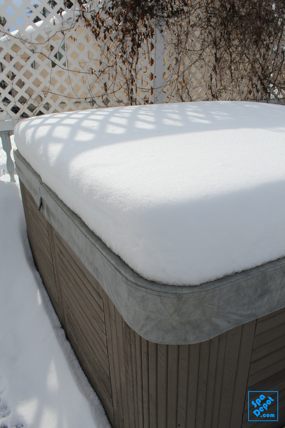 Snow Covered Hot Tub