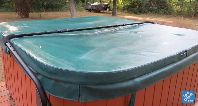 Warped, Water Saturated Hot Tub Cover