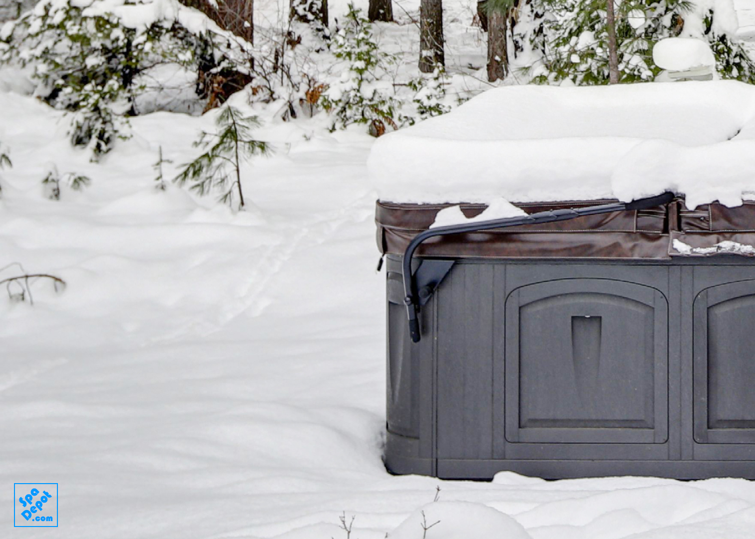 Snow Covered Hot Tub