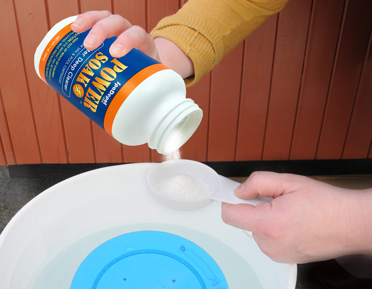 Power Soak Filter Deep Cleaning compound