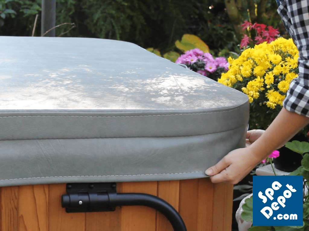 nice new cover with flowers behind it
